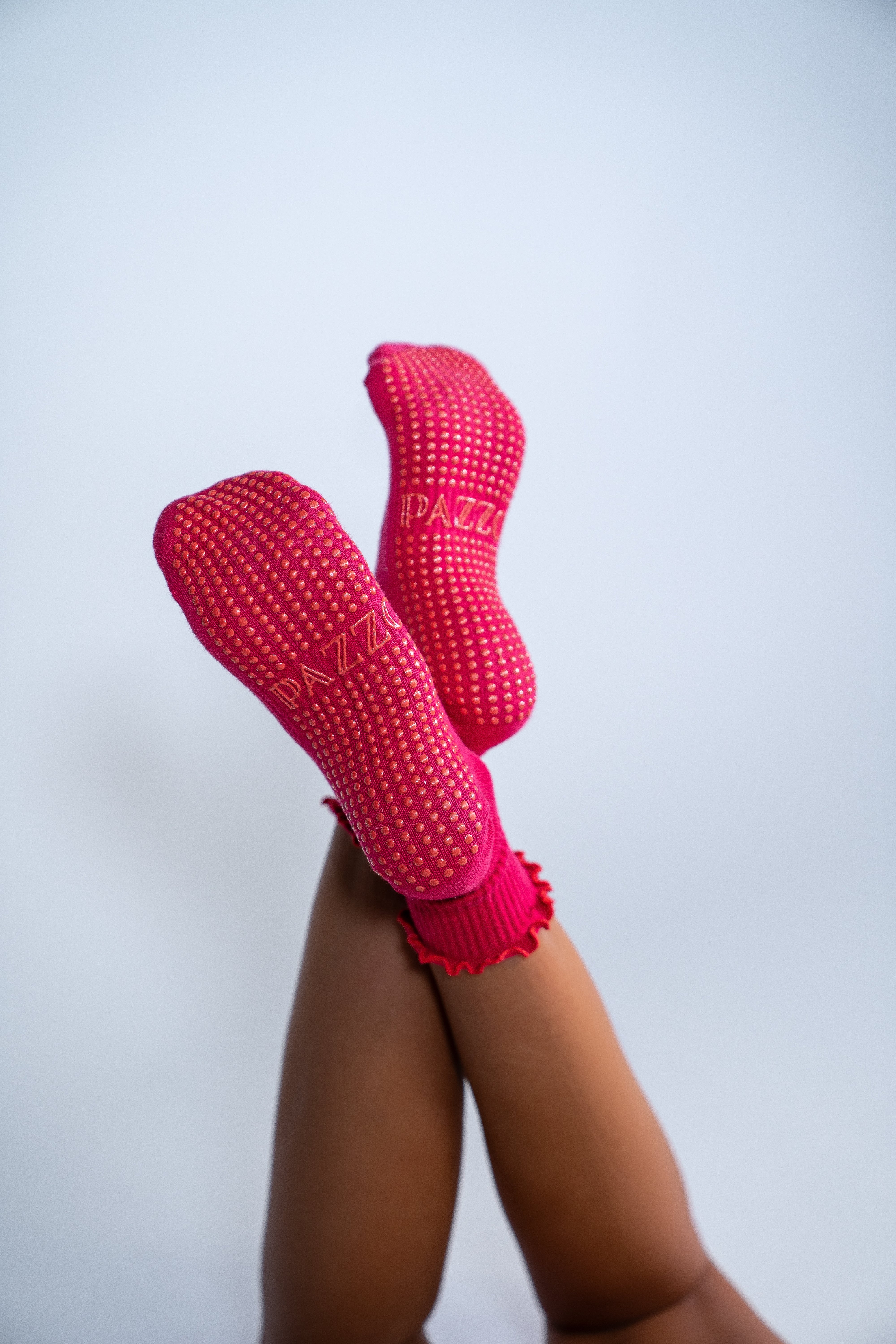 Ruffle Style Grip Sock